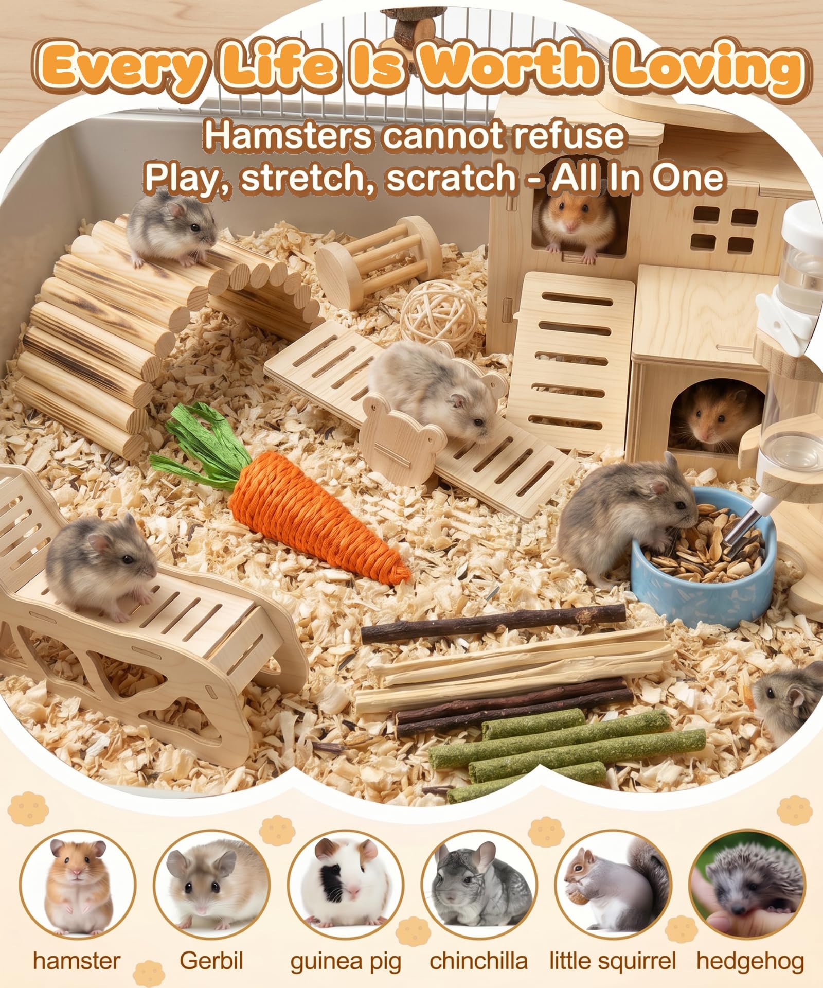 Pluvinctus installation dans une cage montrant amusement et confort