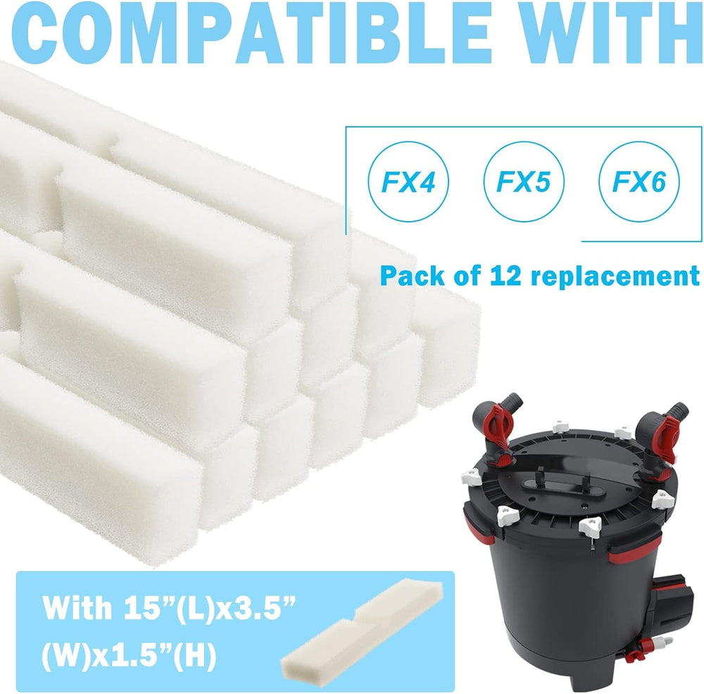 Podoy mousse en utilisation dans canister Fluval assurant débit stable