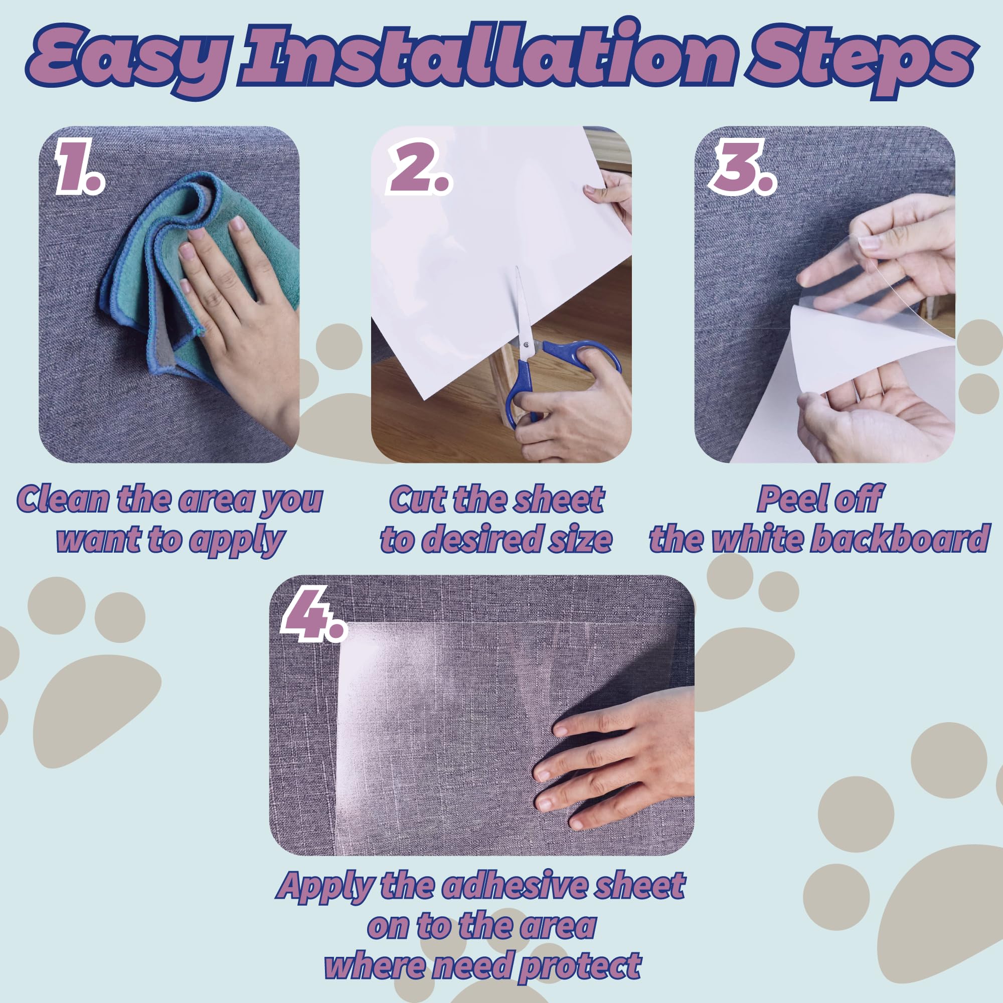 Polamg application sur porte et mur montrant protection invisible et durable