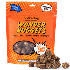 Polkadog paquet avant montrant le format 10oz et l'appel visuel