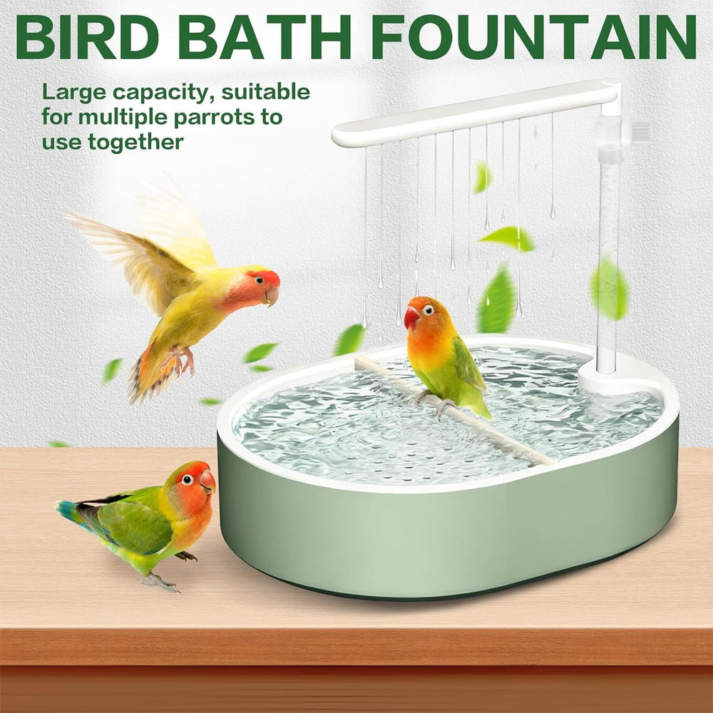 POMFAEE installation dans cage montrant intégration et confort pour oiseaux