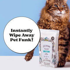 Poo‑Pourri gros plan texture de la lingette offrant nettoyage efficace
