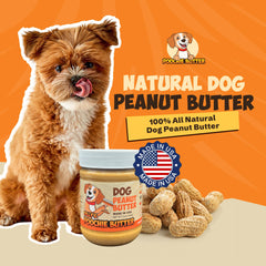 Poochie Butter cuillère ouverte révélant texture crémeuse pour friandises