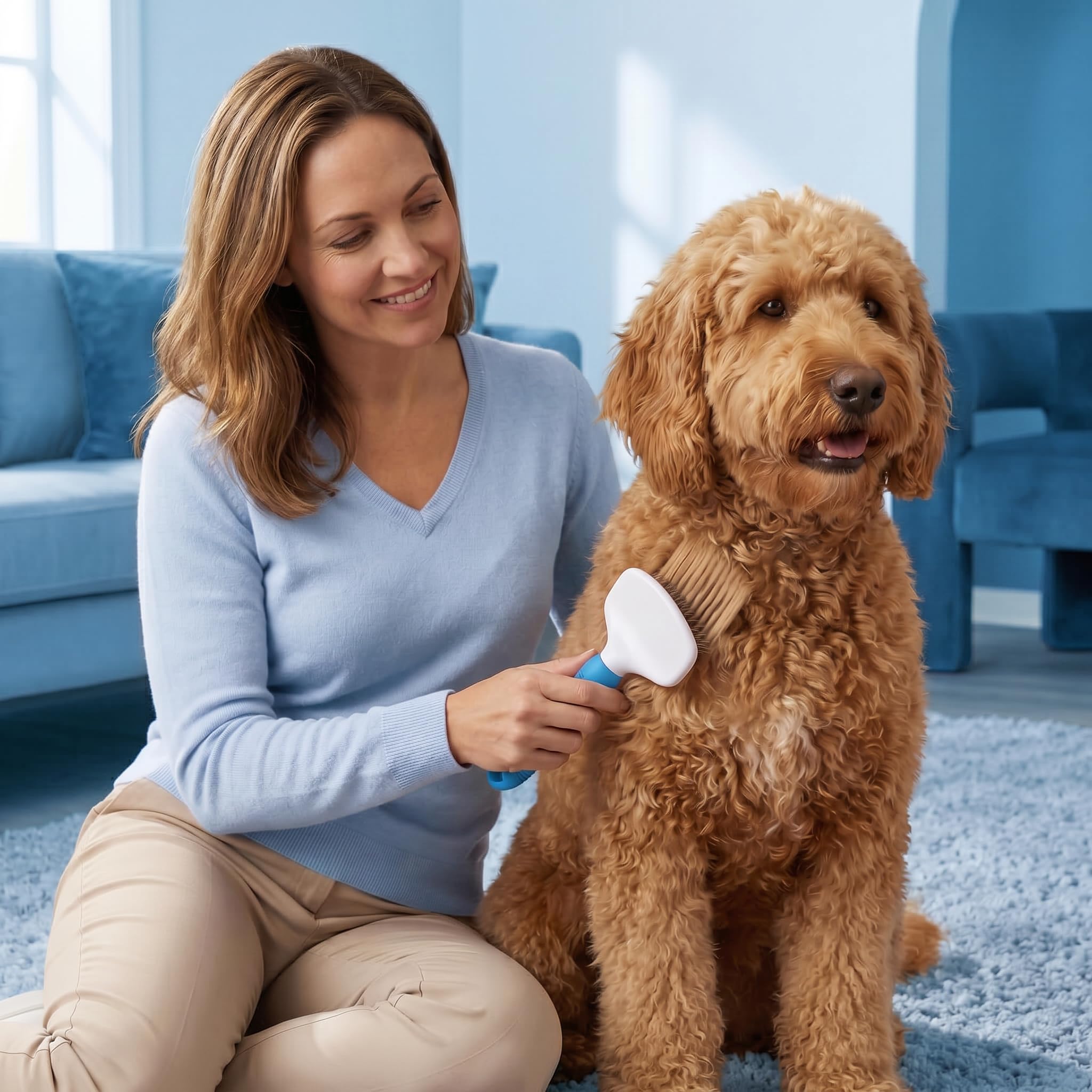 POODLIE brosse à l’échelle pour évaluer taille et prise en main