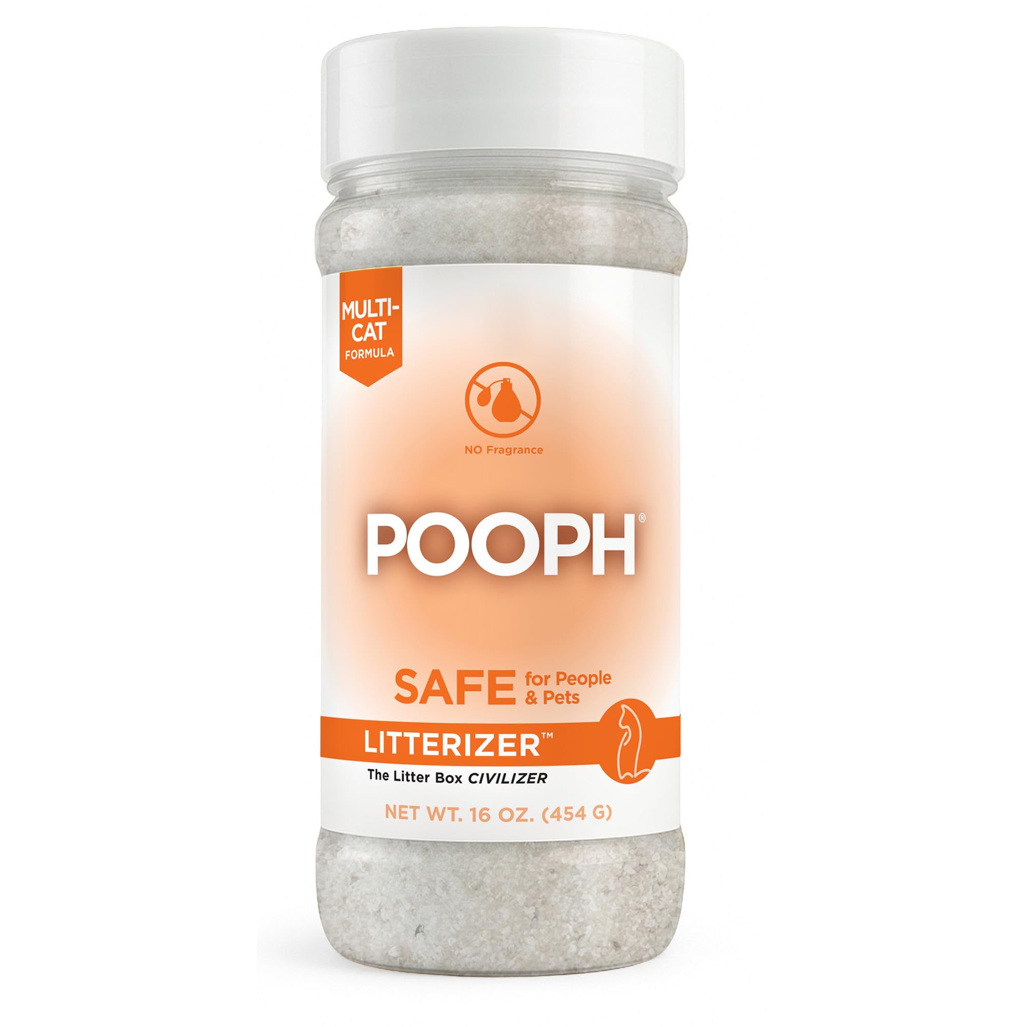 POOPH vue avant de la bouteille indiquant l'usage et le bénéfice fraîcheur