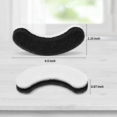 Gros plan mousse Porens montrant texture dense retenue des poils