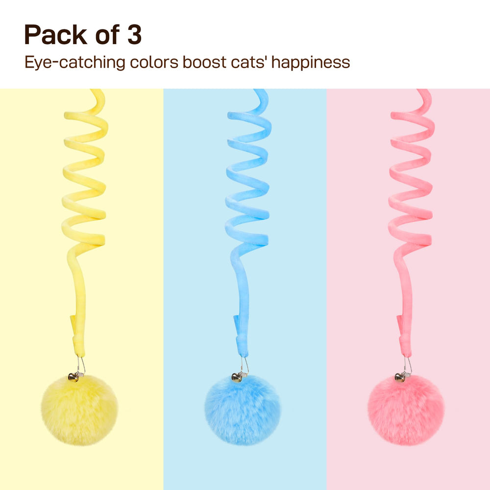 Potaroma trio de couleurs installé sur porte, diversité visuelle pour attirer