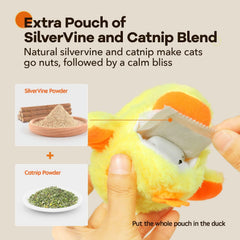 Potaroma poche ventre avec SilverVine pour éveiller l'intérêt du chat