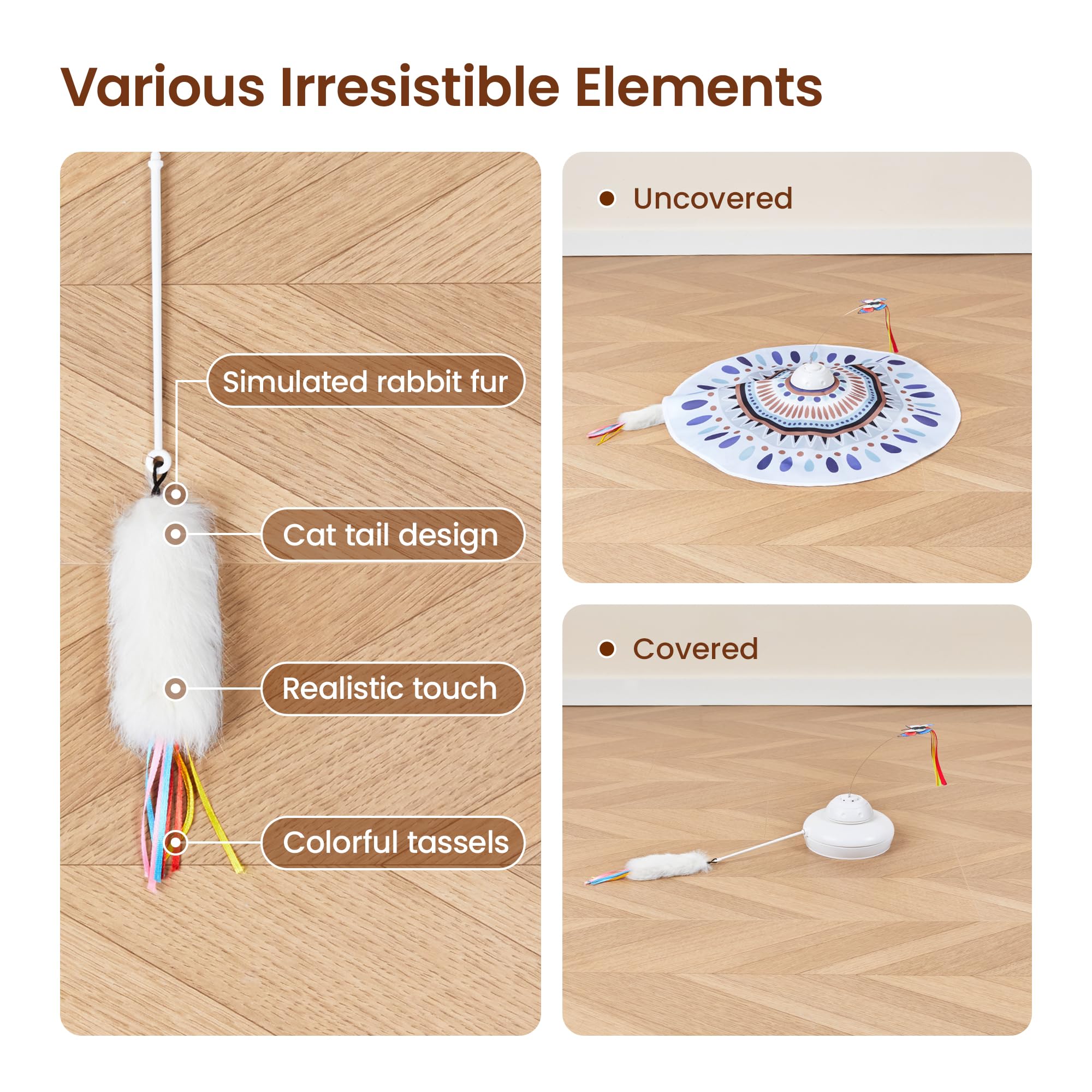Potaroma gros plan sur plumes naturelles, attraction visuelle et mouvement