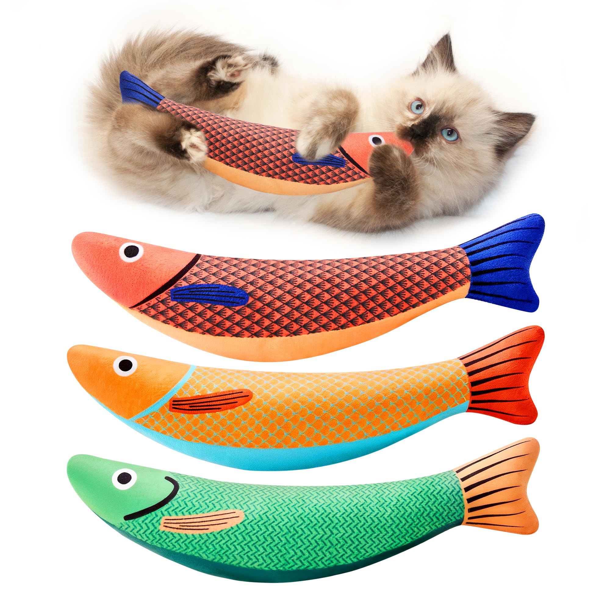 Potaroma jouets poisson saury pack face bénéfice stimulation de jeu