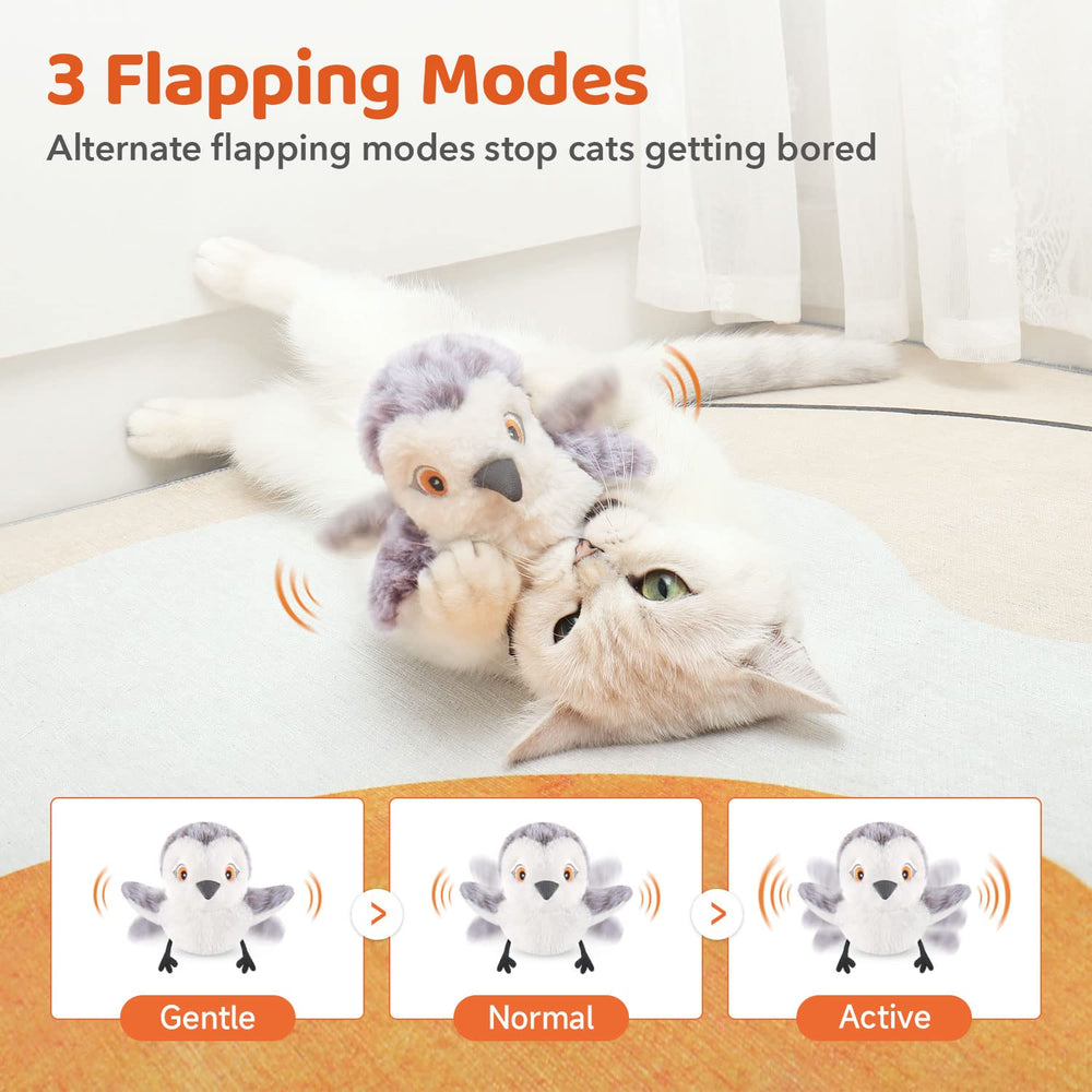 Potaroma sandpiper capteur tactile activant ailes pour stimulation du chat