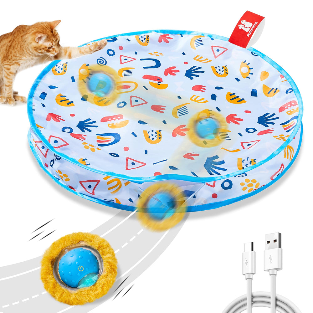 Potaroma tapis entièrement étalé montrant surface de jeu et attrait visuel