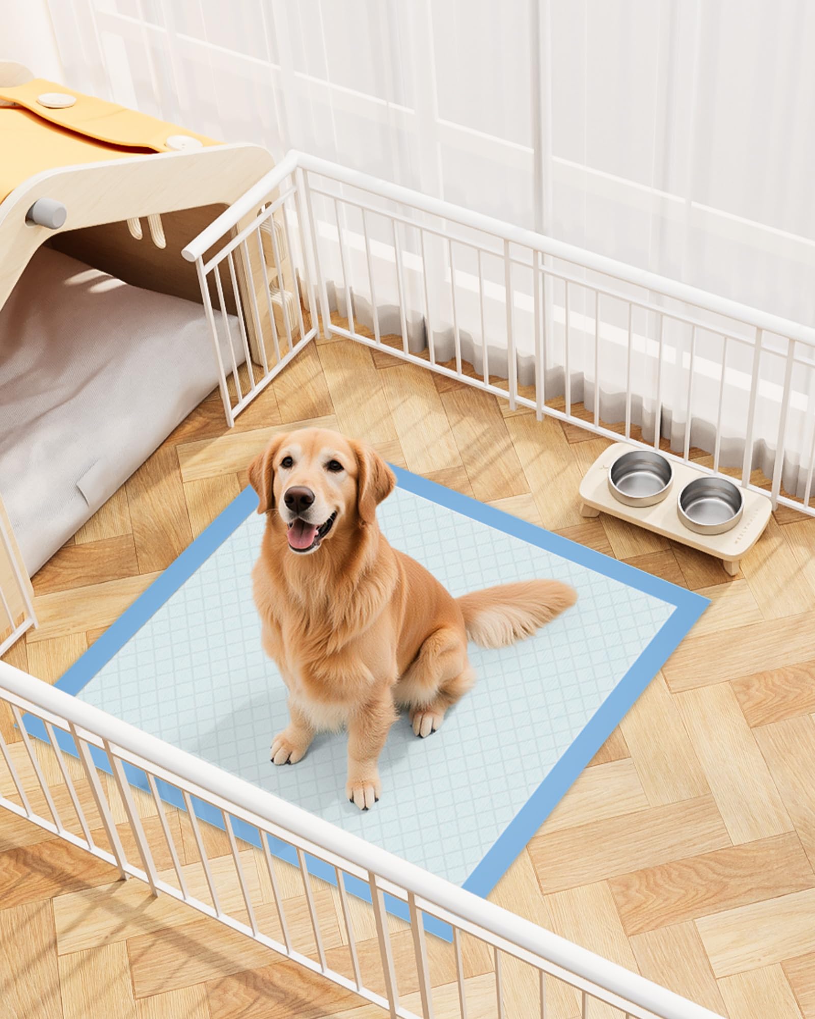 Powools comparaison taille avec chien illustrant la couverture XL