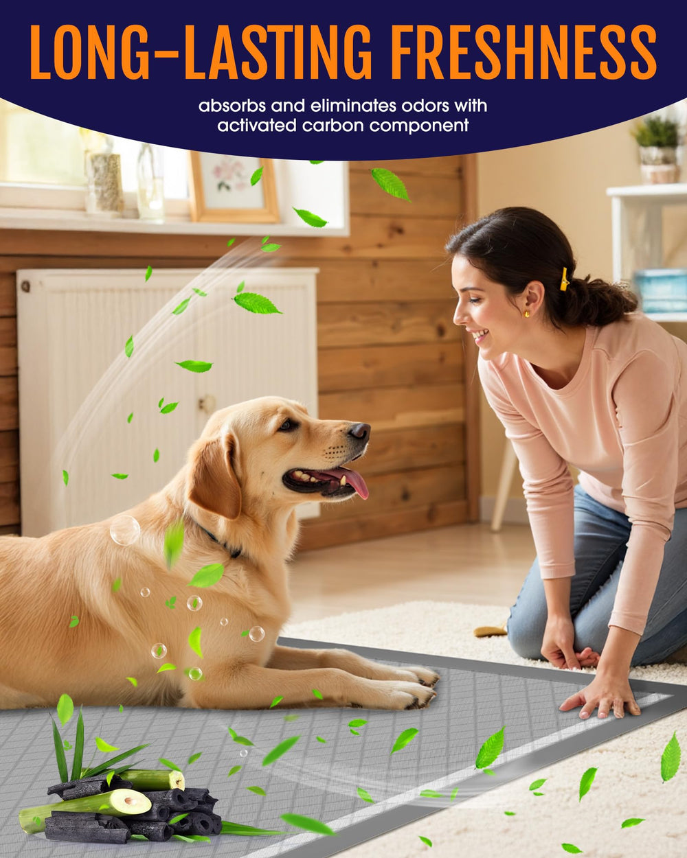Powools chiot utilisant le tapis pour entraînement propre et simple