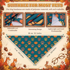 Preboun ensemble de bandanas sur table, permet choisir facilement