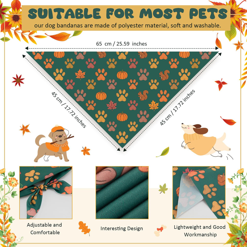 Preboun bandana porté par un chien, montre confort et style automnal