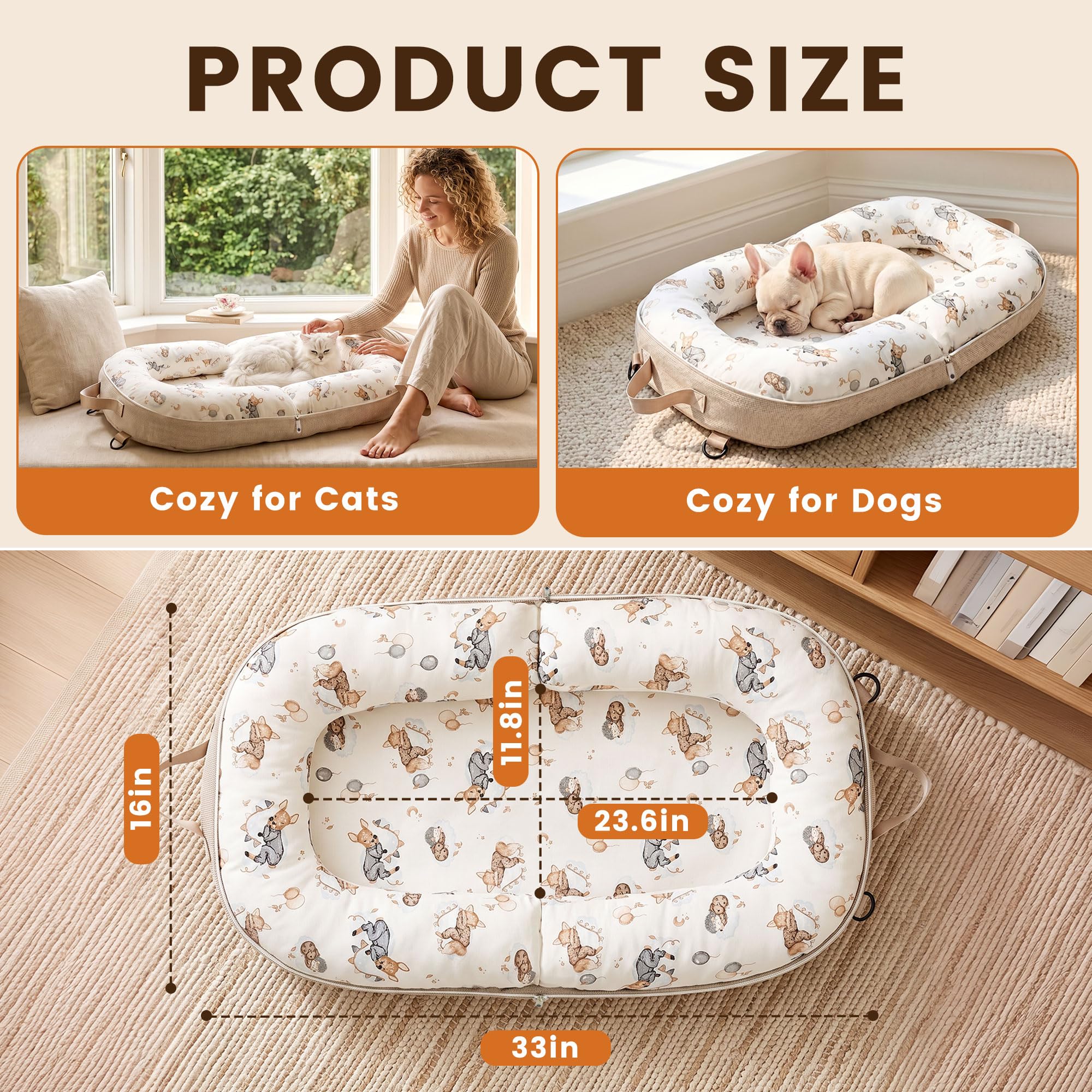 Preciozonal comparaison taille montrant adapté aux petits animaux