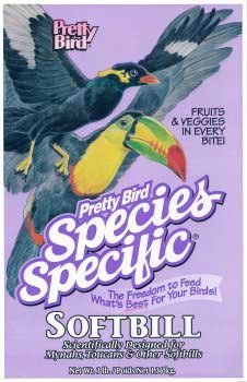 Pretty Bird comparaison d'échelle montrant la taille du sachet et portion pratique