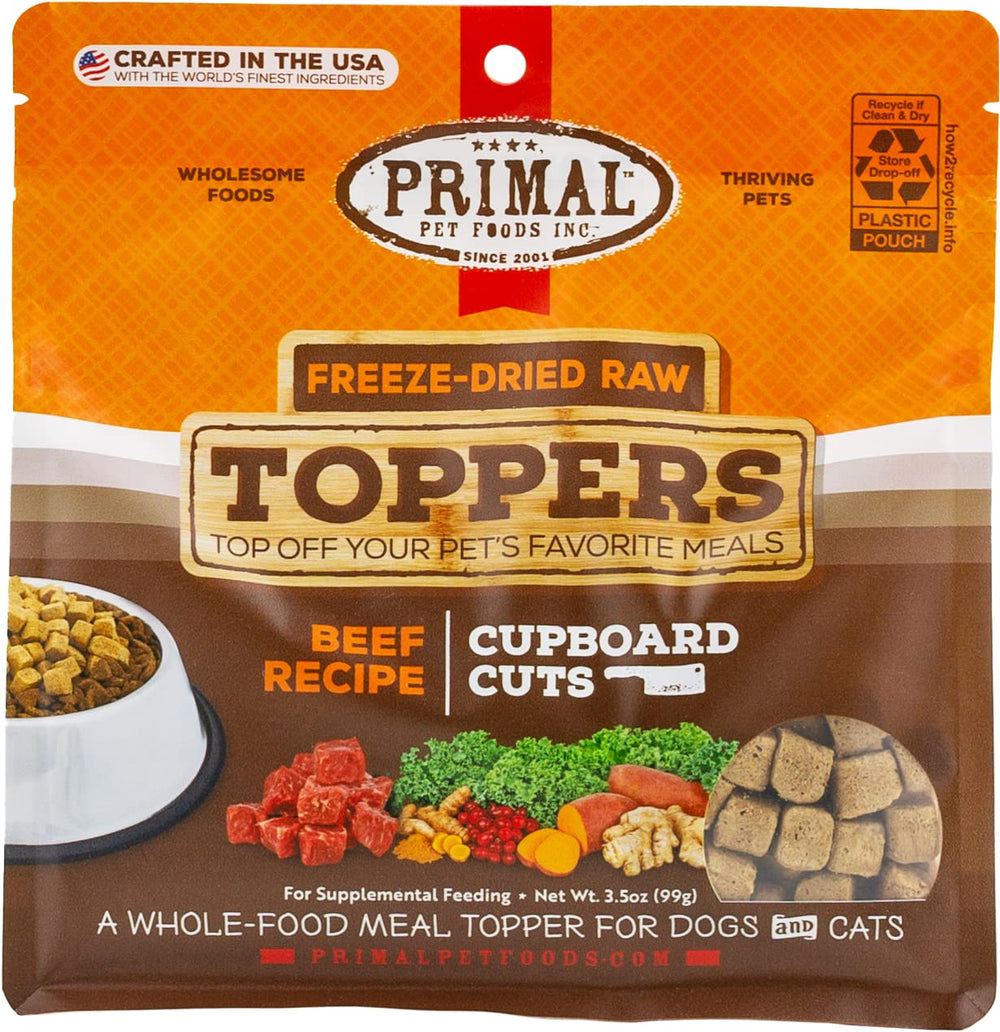 Primal emballage avant montrant format 3,5 oz et informations produit