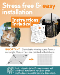 PRIMAL PURR chat explorant filet montrant protection et confort visuel