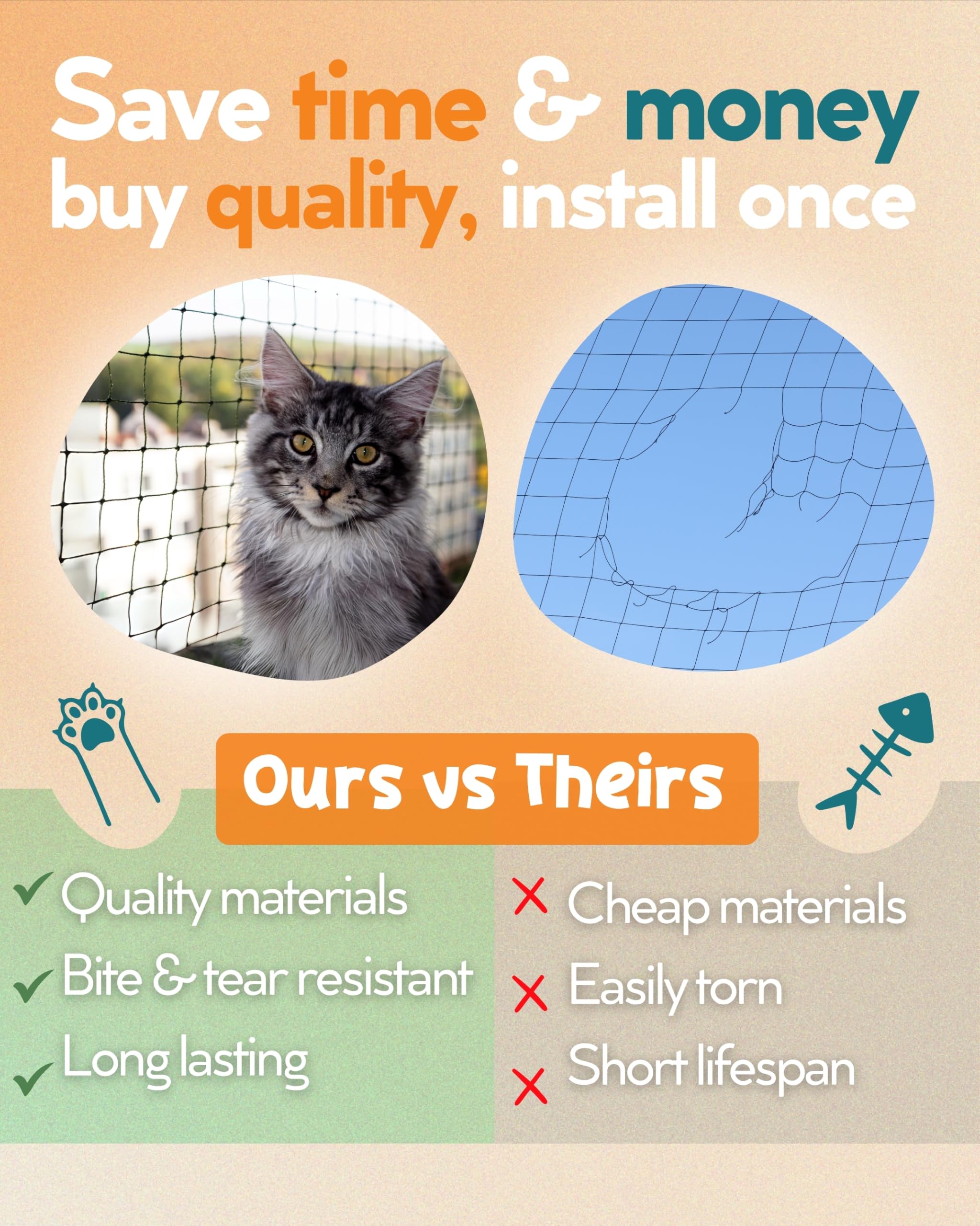 PRIMAL PURR comparaison taille et échelle montrant dimensions 6m par 3m