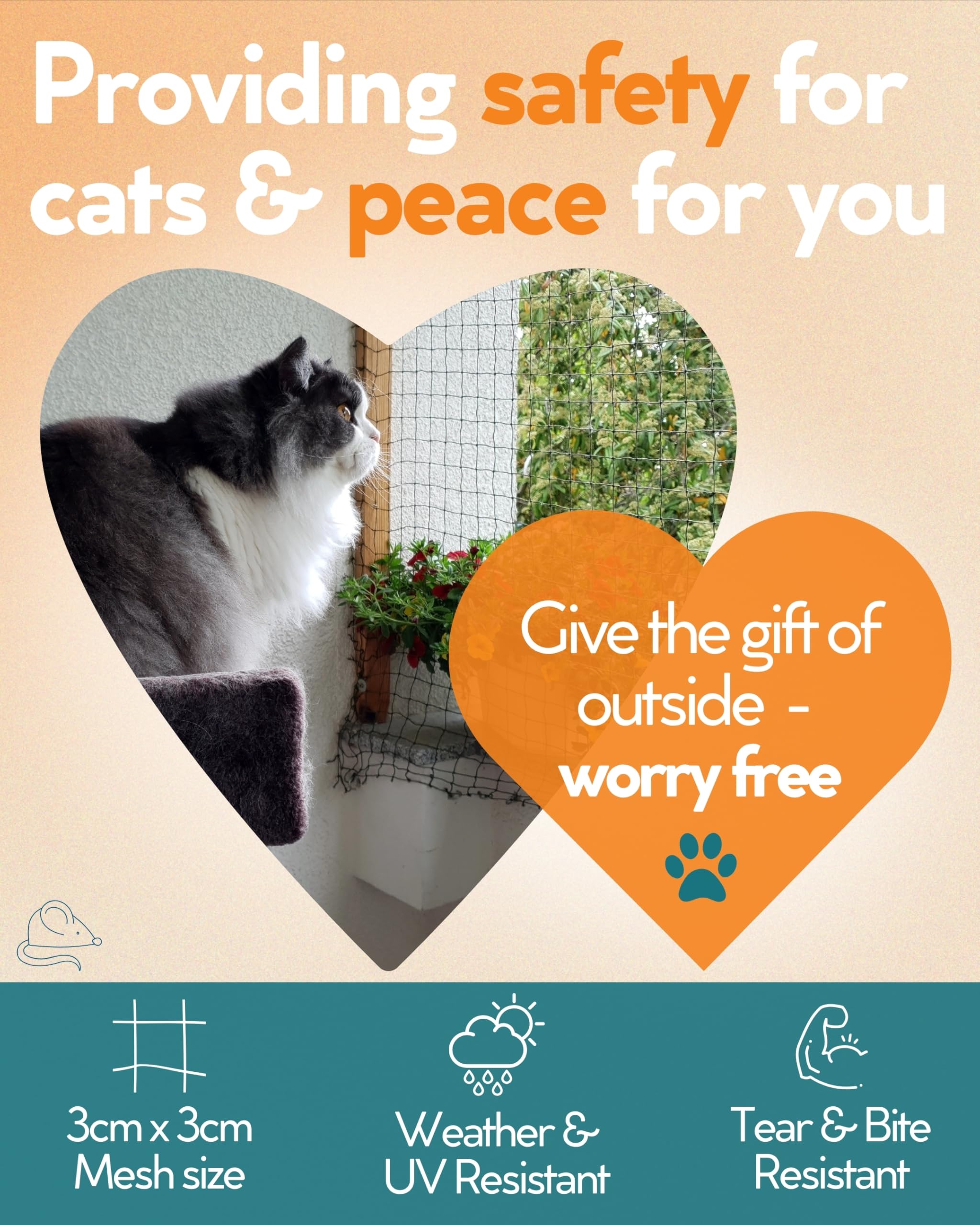 PRIMAL PURR fixations et instructions incluses montrant tout le kit fourni