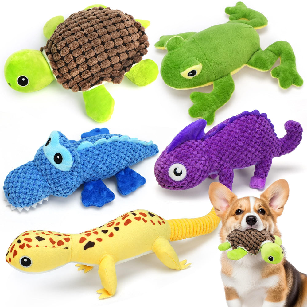 PrimePets crocodile bleu en gros plan montrant le couineur et l'attrait visuel