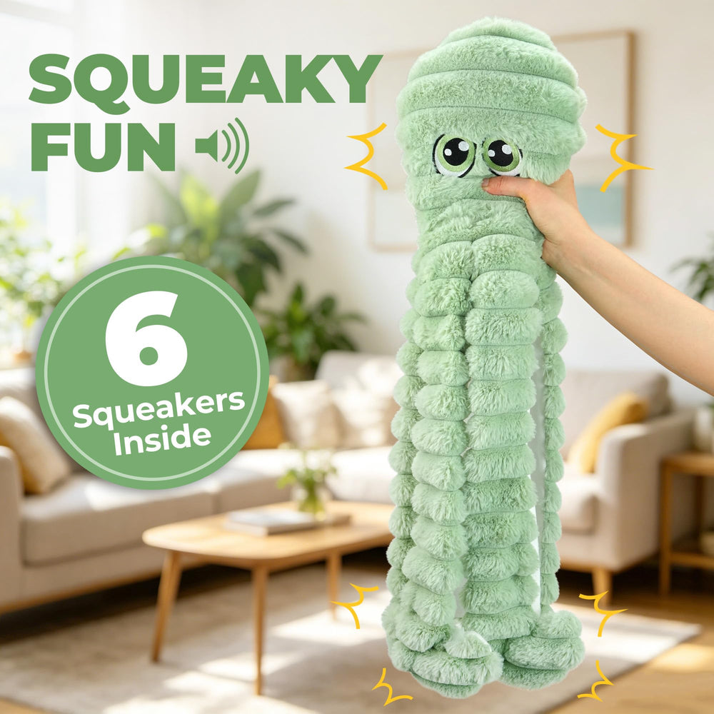 PrimePets tentacule avec papier crissant et couineur, stimule curiosité