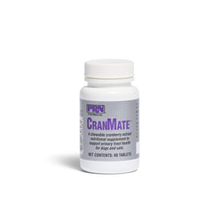 PRN CranMate emballage avant montrant flacon de 60 comprimés pour facilité d’utilisation