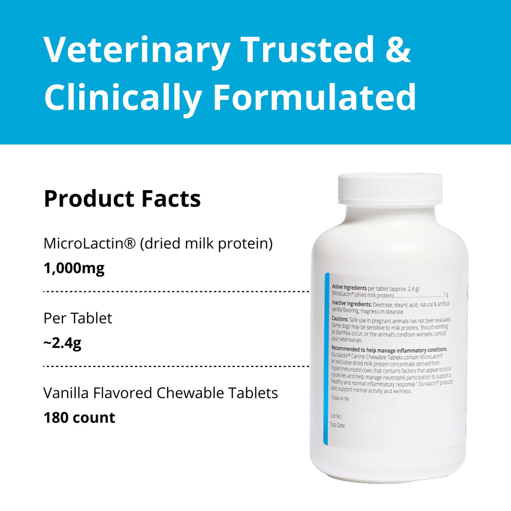 Bocal ouvert PRN Duralactin illustrant rangement pratique et conservation
