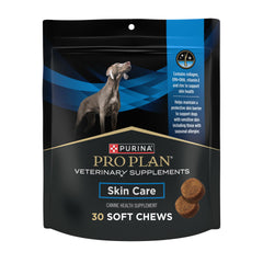 Purina Pro Plan packaging avant montrant sachet de 30 compresses et informations claires