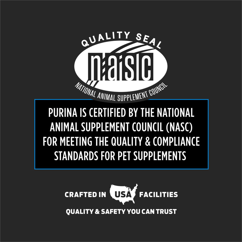 Purina Pro Plan sceau NASC sur l’emballage garantissant standards de qualité