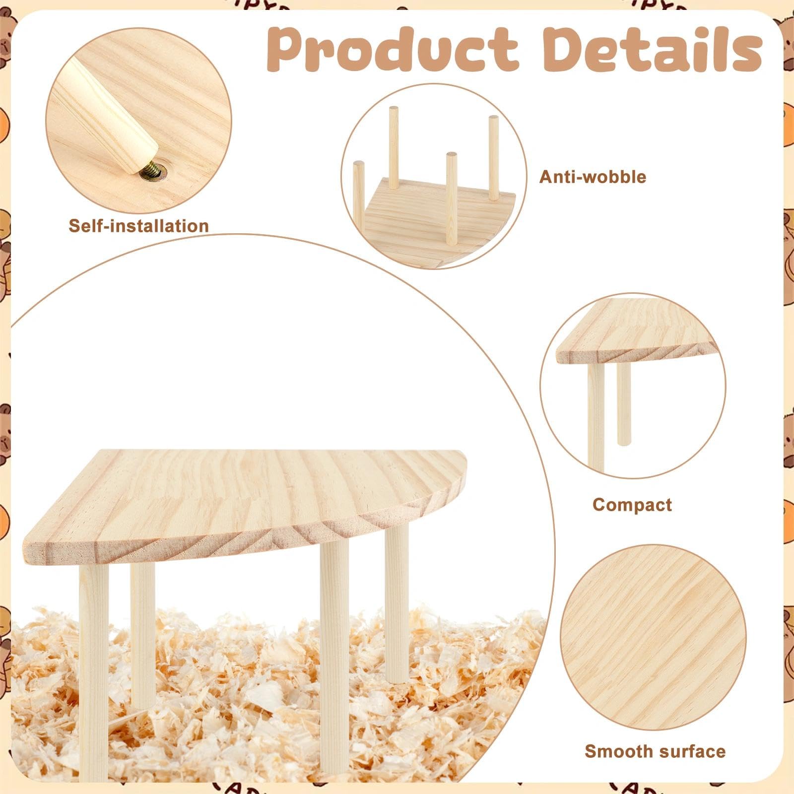Prospura espace cachette sous plateforme créant abri confortable