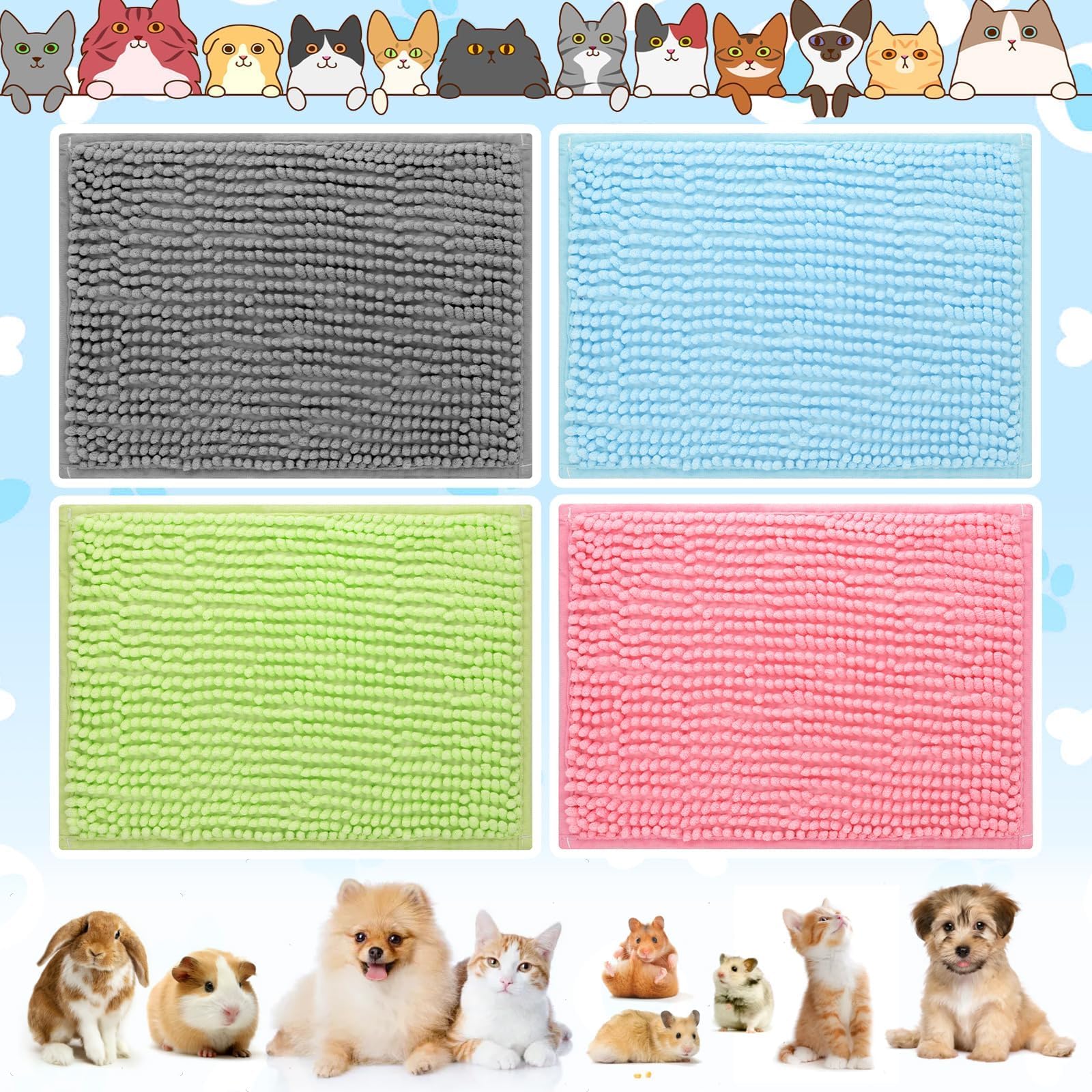 Prospura tapis pliage et entretien illustrant rangement facile et nettoyage