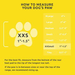 Protex PawZ enfilage sur patte, facilite promotion d'utilisation rapide
