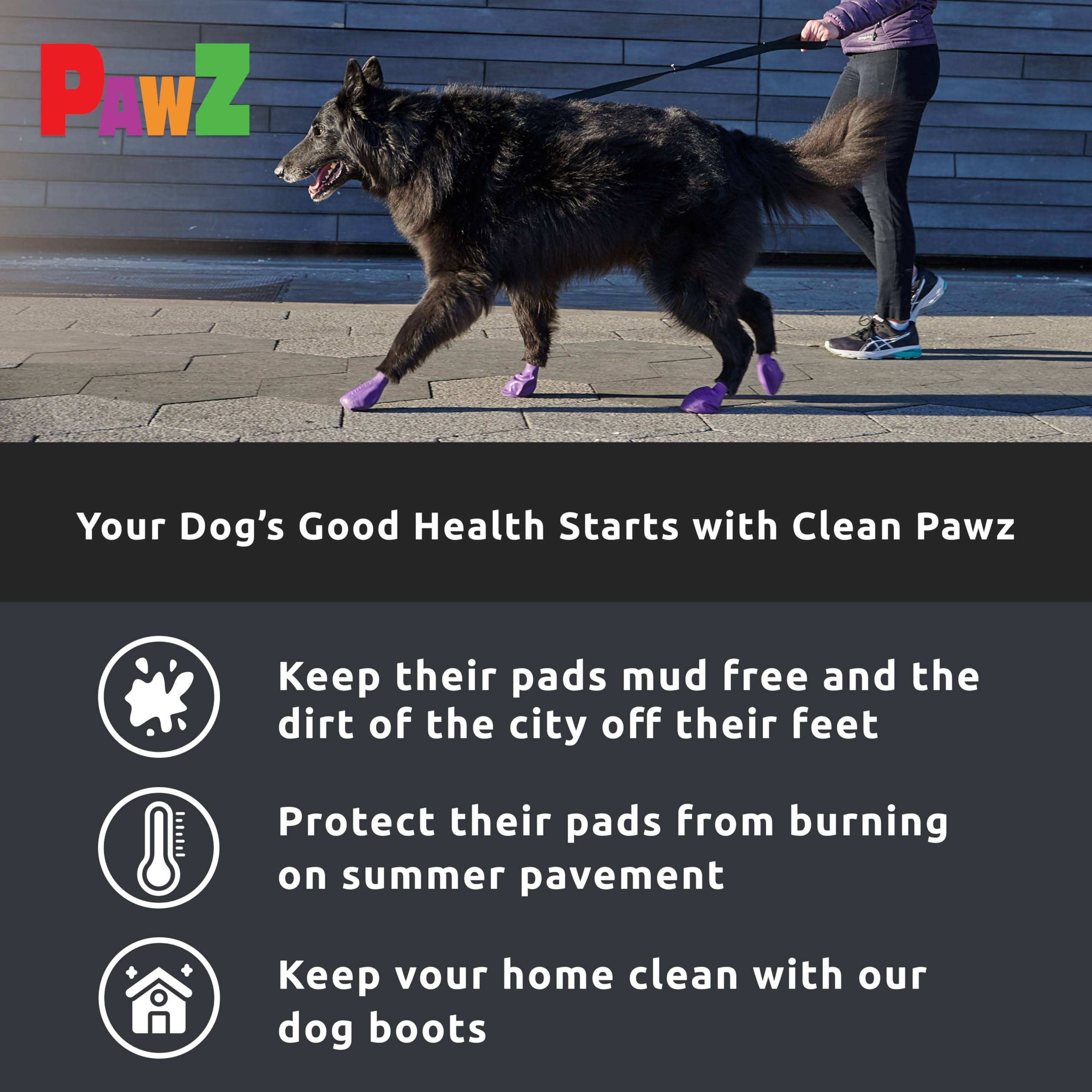 Protex PawZ détail de la souplesse du matériau améliorant la mobilité