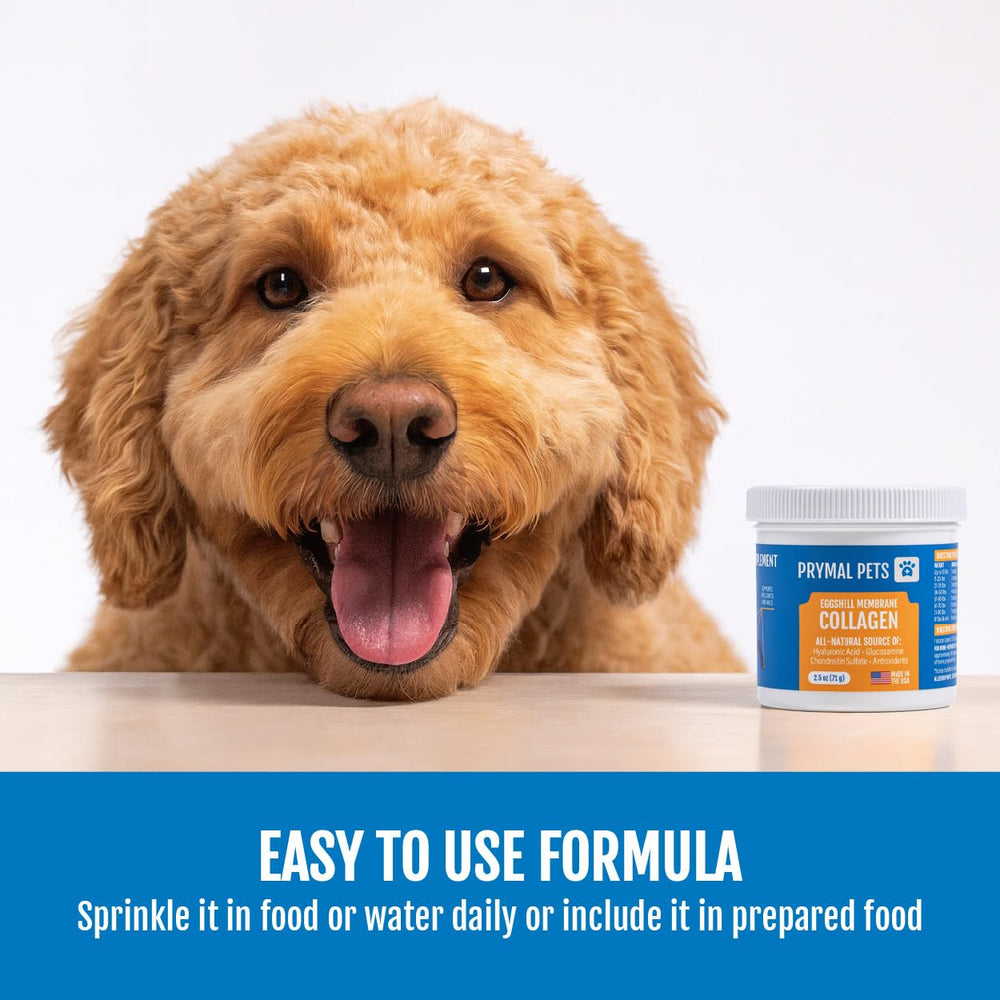 Bol de nourriture mélangée Prymal Pets démontrant pelage plus brillant