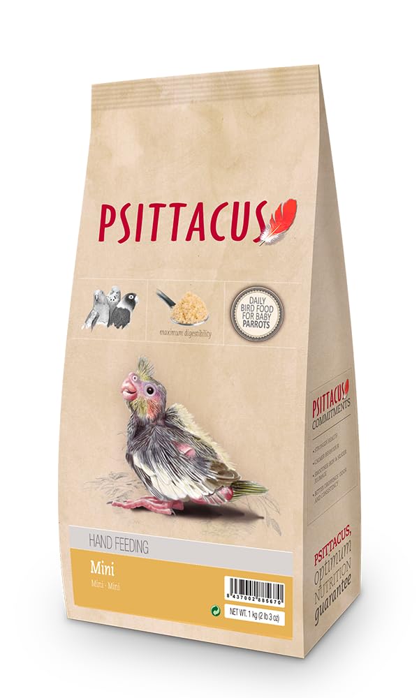 Psittacus emballage 1 kg montrant l'étiquette et avantage qualité nutritionnelle