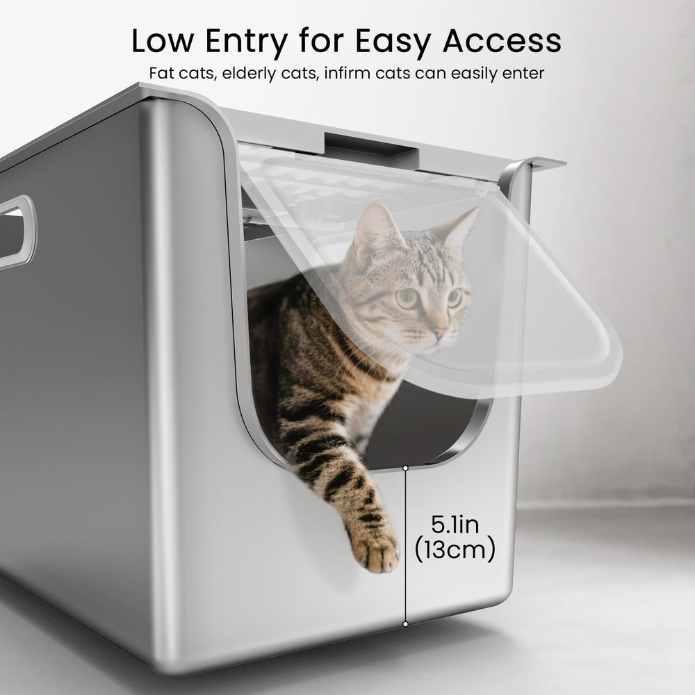 PTFFF comparaison taille chat et bac XL, espace suffisant pour tourner
