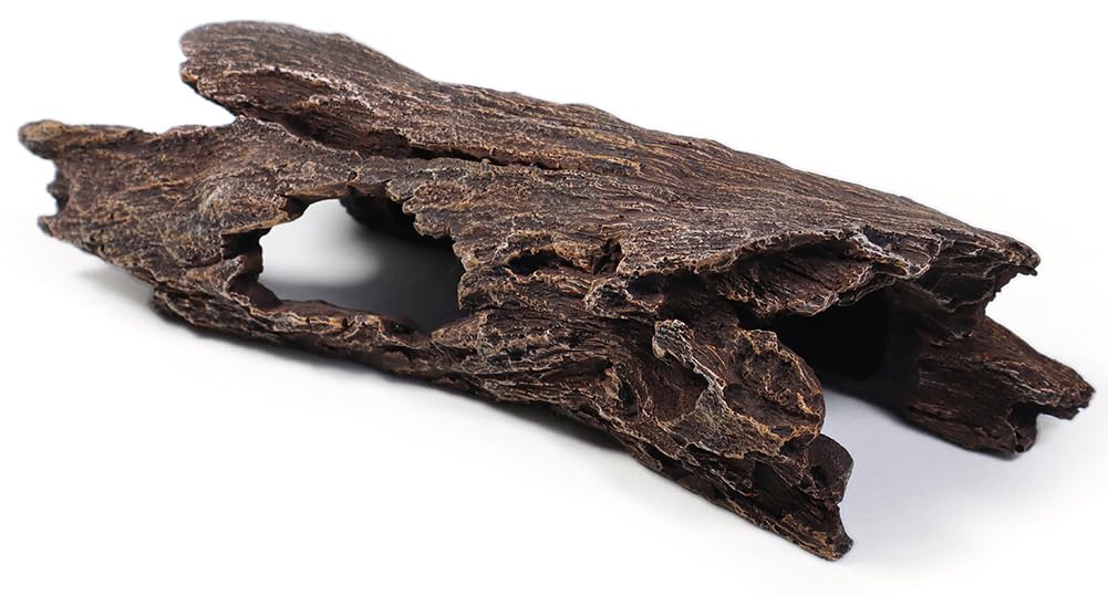 PTFJZ décor arbre face montrant cavernes pour cachette et esthétique naturelle