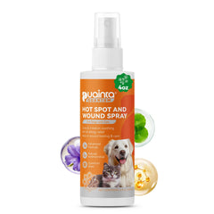 PUAINTA spray face et dos de l’emballage montrant usage sûr