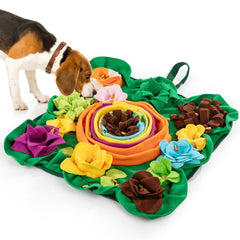 PUHOHUN tapis de fouille face avant montrant le motif et l'espace de cachette pour jeu