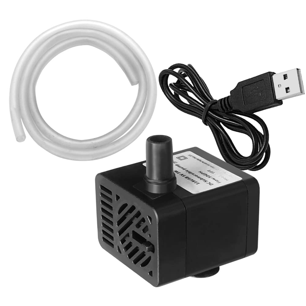 PULACO vue avant de la pompe compacte montrant la coque et port USB, facilite l'installation
