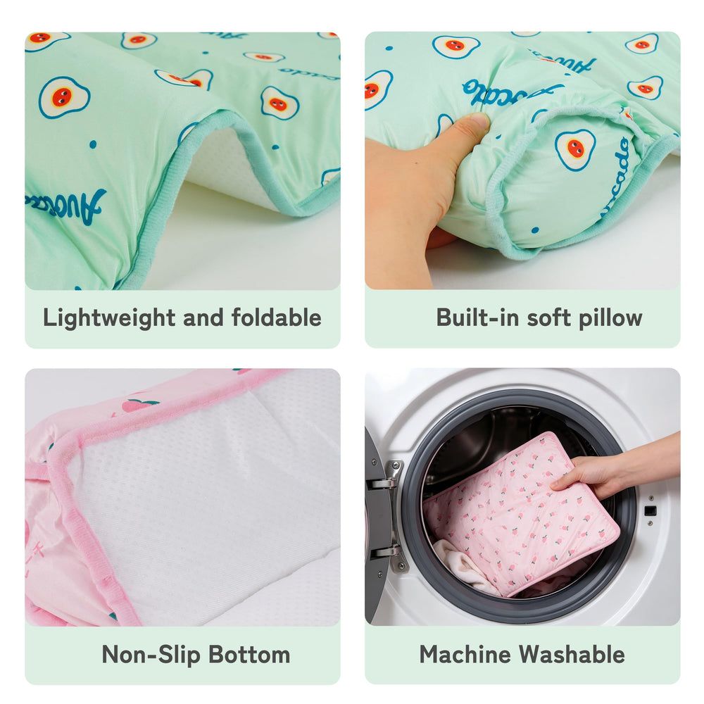 PUMYPOREITY tapis plié dans un sac, transport facile pour voyages et sorties
