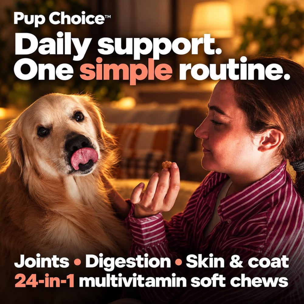 Pup Choice étiquette ingrédients détaillés pour transparence nutritionnelle