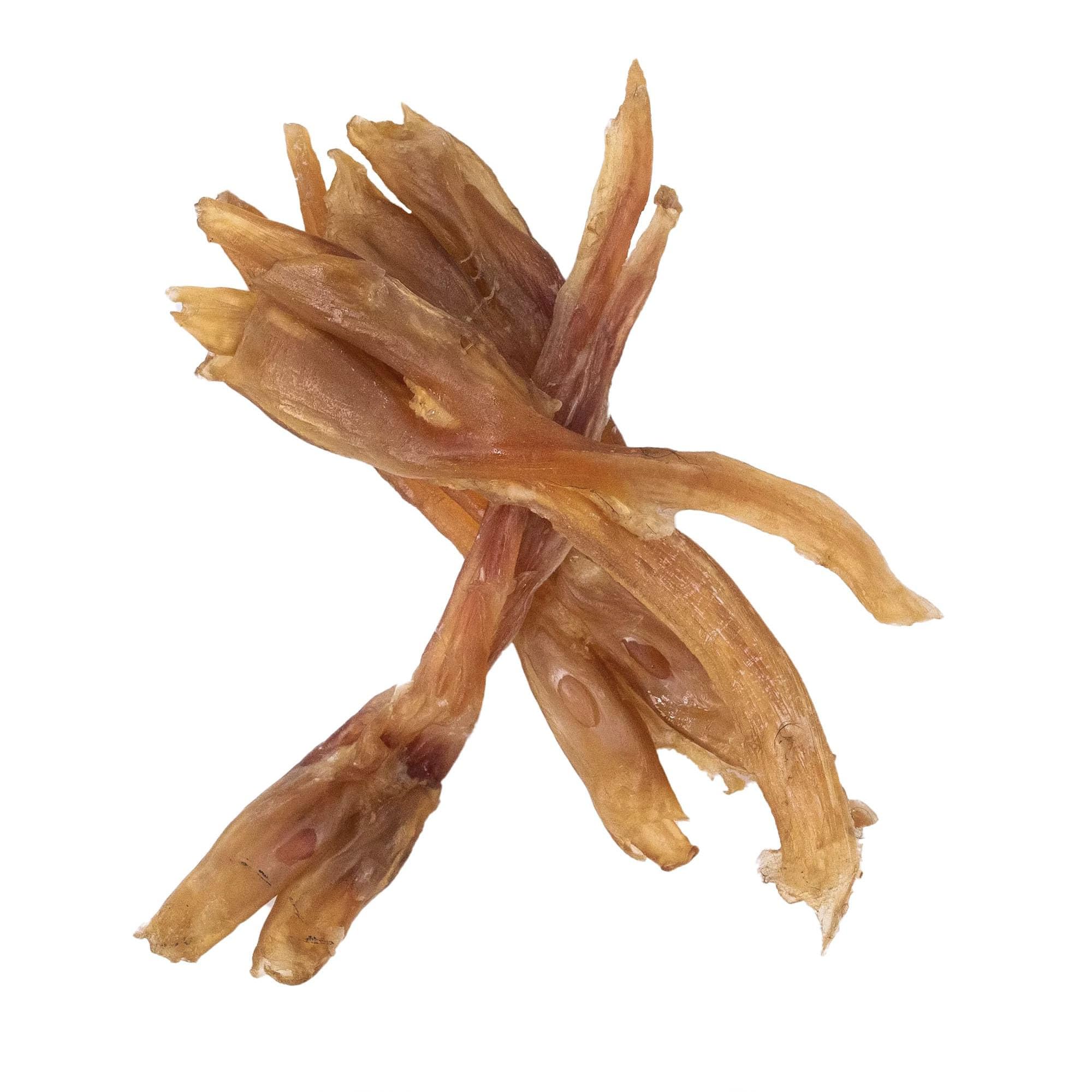 Lot de tendons Pupford présenté sur assiette, portion pratique