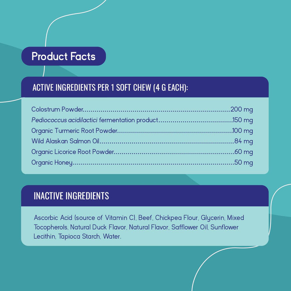 PupGrade bouteille ouverte avec friandises pour routine quotidienne