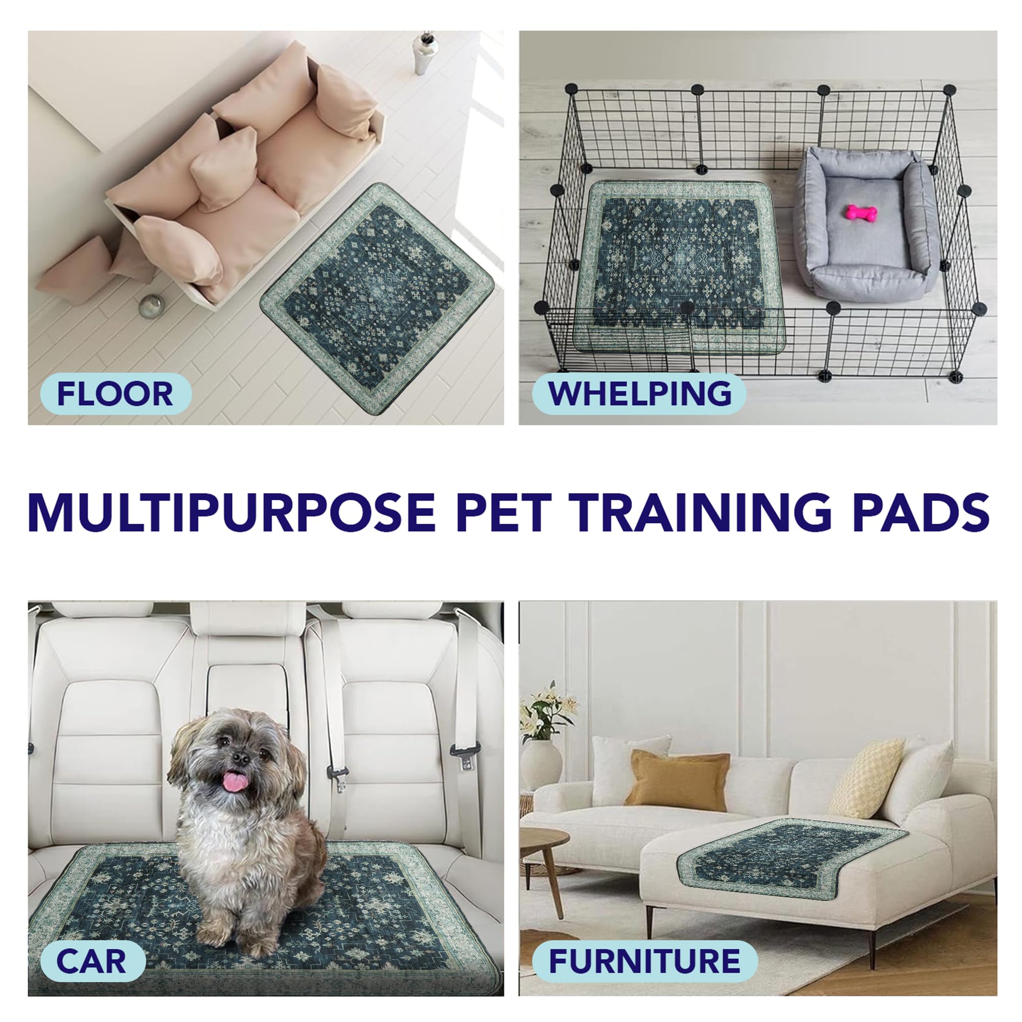 PUPIBOO tapis intégré dans un salon moderne offrant discrétion décorative
