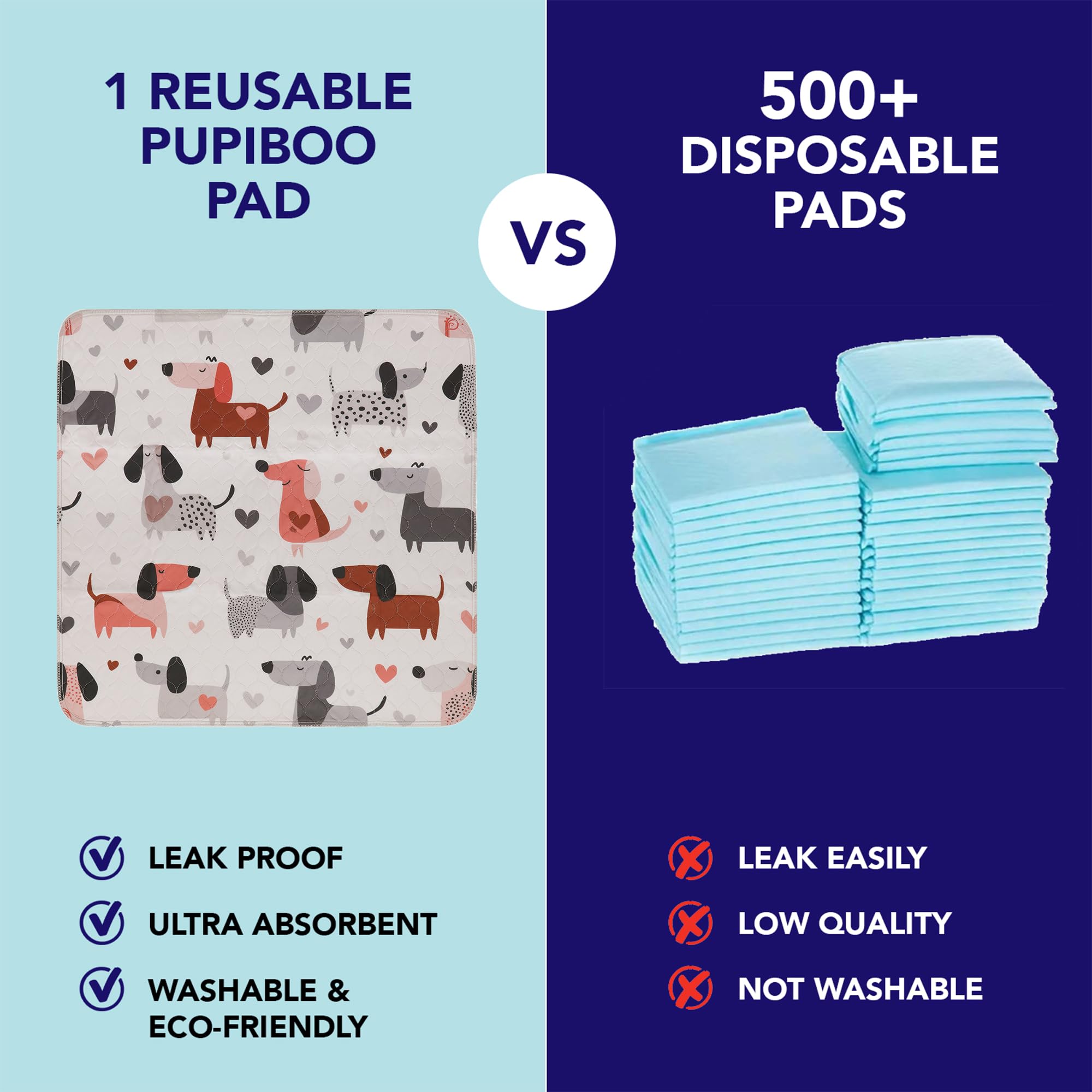 PUPIBOO chiot utilisant le tapis pour apprentissage sans glisse