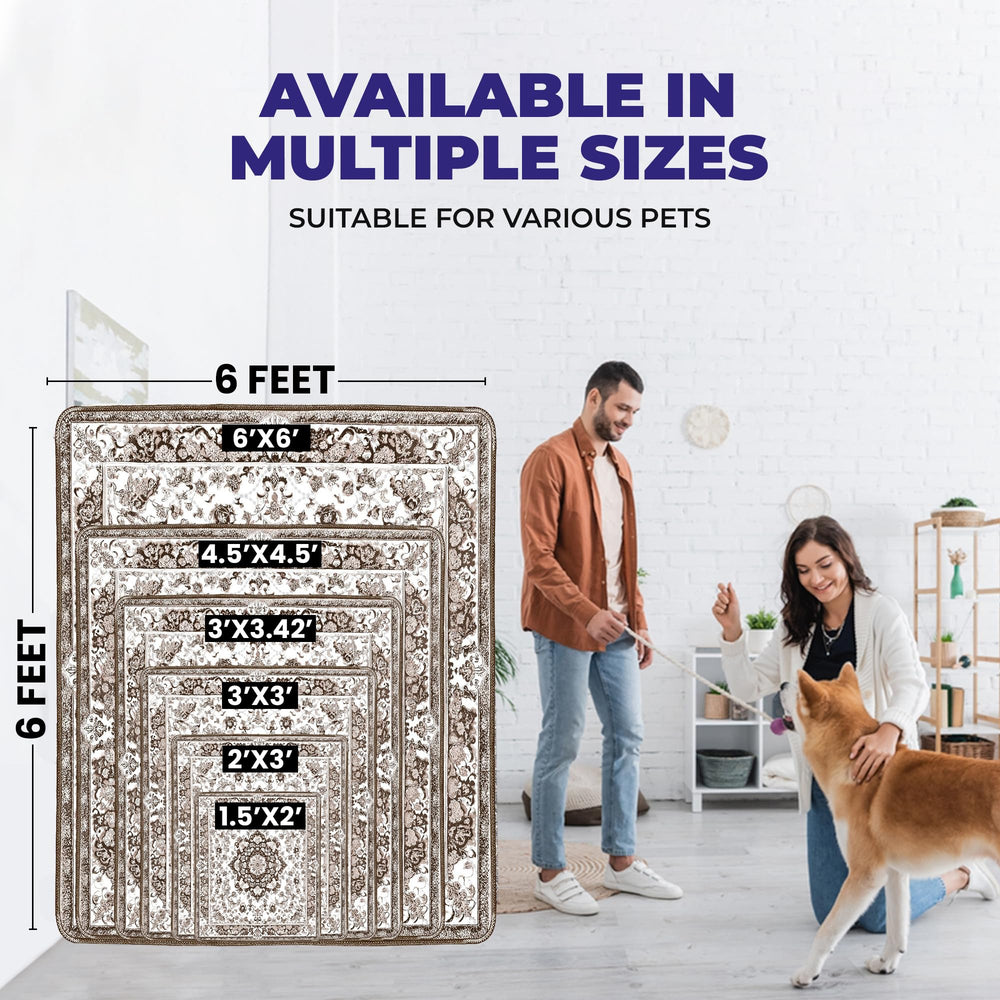 PUPIBOO tapis dans salon look discret protège meubles